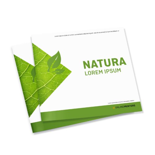 Broschüren Öko-/Naturpapiere, quadratisch, A6-Quadrat 1