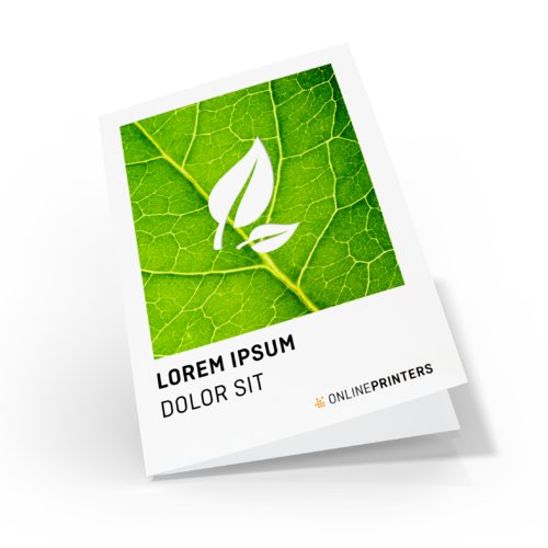 Falzflyer Öko-/Naturpapiere, Hochformat, DVD-Booklet 1