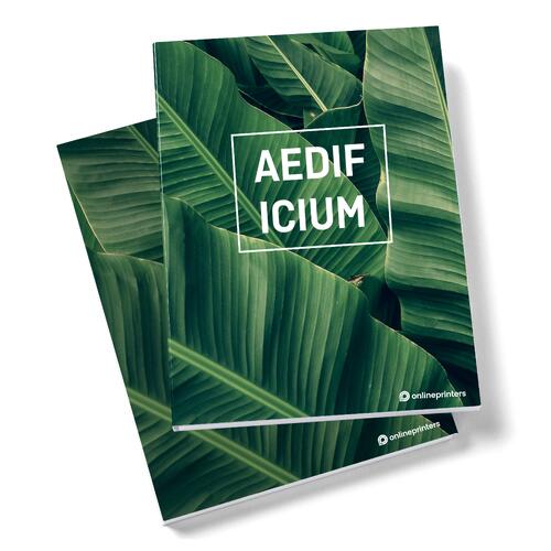 Papier Notizblock, vertikal gebunden.