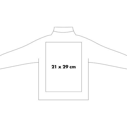 Windjacke aus leichtem Material mit Kapuze.