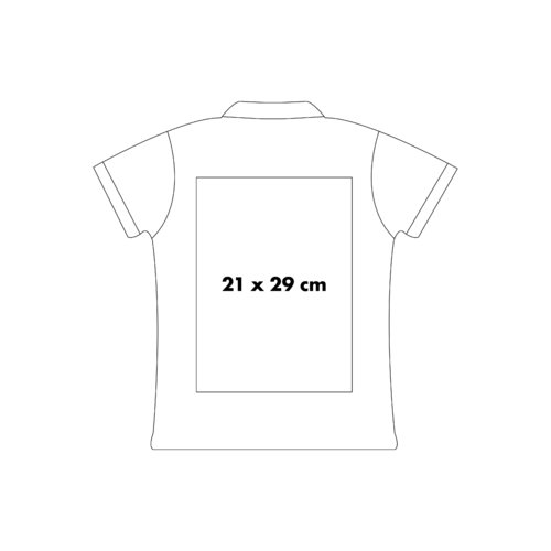 Polo-Shirt aus Baumwolle mit kurzer Knopfleiste.