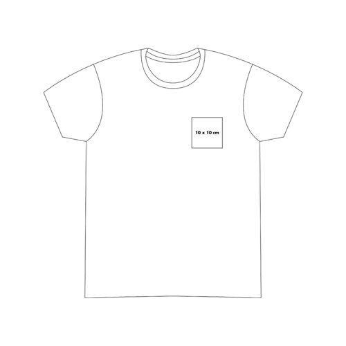 Baumwoll-T-Shirt mit kurzen Ärmeln und Rundhalsausschnitt.