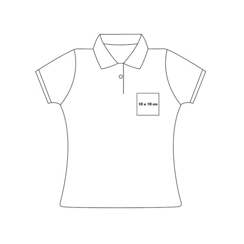 Polo-Shirt aus Baumwolle mit kurzem rmel und Kragen.