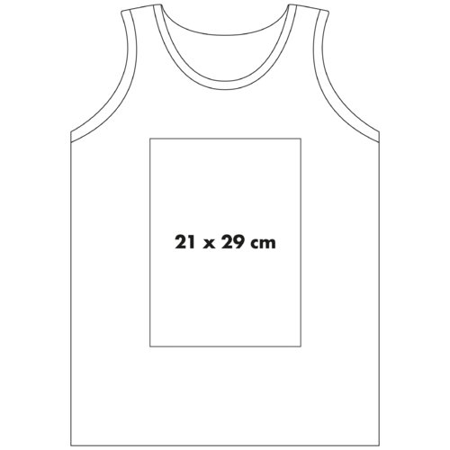 Sportliches Baumwoll-Tanktop mit breiten Trgern.