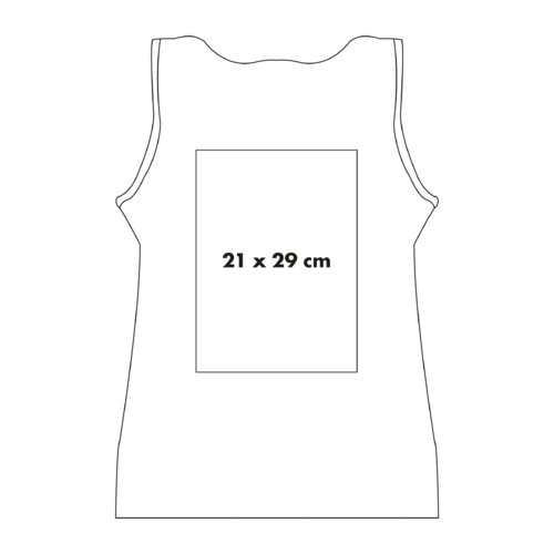 Baumwoll-Tanktop mit breiten Trgern.