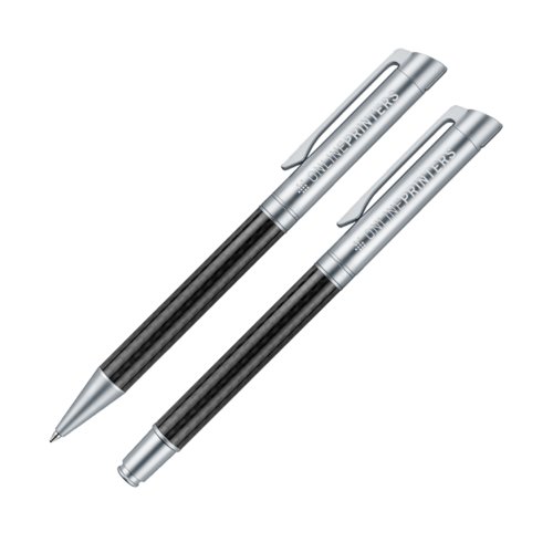 senator® Carbon Line Set Kugelschreiber und Füllhalter mit Etui 1