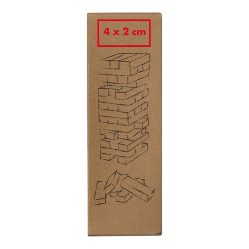 Holz-Geschicklichkeitsspiel mit glatter Oberflche.