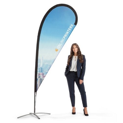 Dropflag, nur Druck, 89 x 196 cm 1