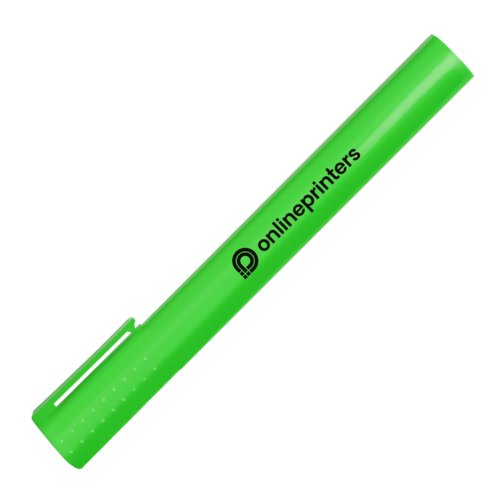 Grner Textmarker mit Kappe.