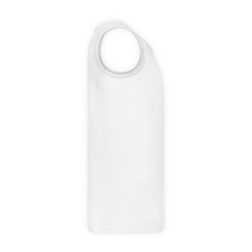 Weies Baumwoll-Tanktop fr Herren.