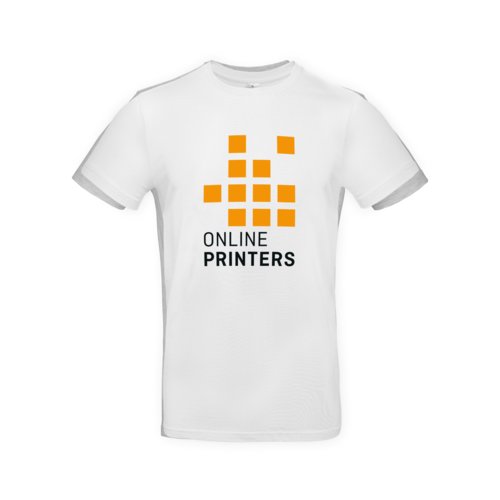 Aschgraues Baumwoll-T-Shirt fr Herren.