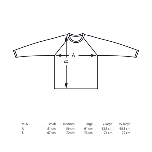 Sweatshirt aus Stoff mit langen rmeln und Rundhalsausschnitt.
