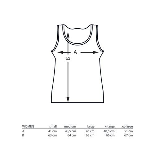 Baumwoll-Tank-Top mit breiten Trgern.