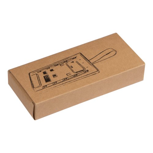 Transparente Powerbank mit 10.000 mAh Kapazitt.