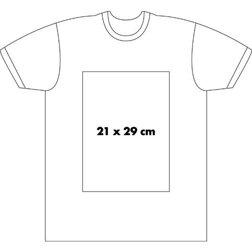 Helles Baumwoll-T-Shirt für Herren mit kurzen Ärmeln.