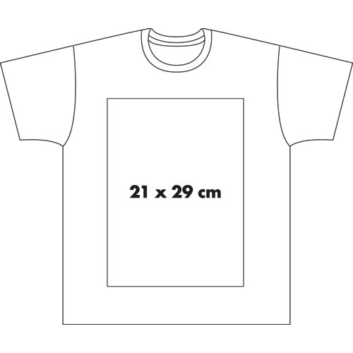 Baumwoll-T-Shirt für Herren mit Rundhalsausschnitt und kurzen Ärmeln.