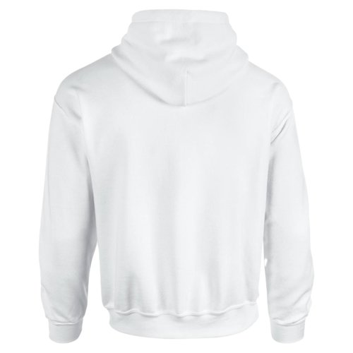 Weier Baumwoll-Polyester-Hoodie fr Herren mit Kapuze.