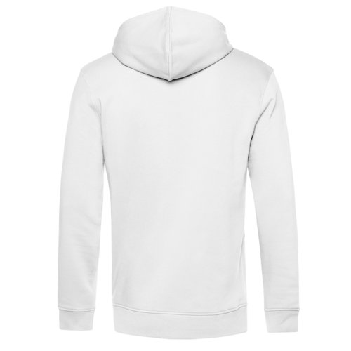 Weier Hoodie aus Baumwollmischung mit Kapuze.