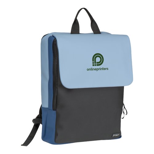 Gepolsterte Laptop-Tasche mit Tragegriff und Schultergurten.