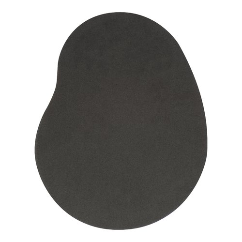 Schwarzes ergonomisches Mousepad.