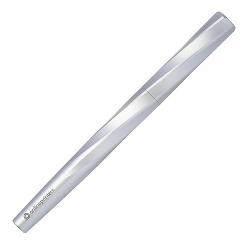 Messingfarbener Rollerball-Stift mit Kappe.