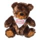 Brauner Plsch-Teddybr mit Halstuch.