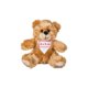 Brauner Plsch-Teddybr mit Halstuch.