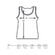 Sportliches Baumwoll-Tanktop mit Ringerrcken.