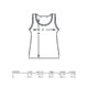 Baumwoll-Tank-Top mit breiten Trgern.