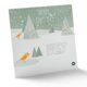 Papier-Adventskalender mit Falz.