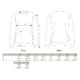 Unisex Sweatshirt aus Stoff mit Rundhalsausschnitt und langen rmeln.