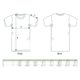 Unisex T-Shirt aus Stoff mit kurzen rmeln und Rundhalsausschnitt.