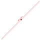 Helles Polyester-Lanyard mit Karabinerhaken.