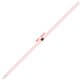Schwarzes Polyester-Lanyard mit Karabinerhaken.