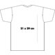 Baumwoll-T-Shirt für Herren mit kurzen Ärmeln.