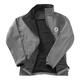 Dunkelgraue Softshelljacke aus Polyester f�r Herren.