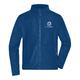 Royalblaue Fleecejacke aus Polyester mit durchgehendem Rei�verschluss und Seitentaschen f�r Herren.