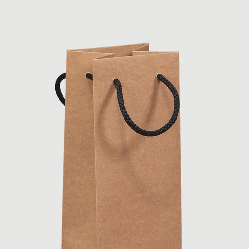 Taschen mit Stoffkordelgriffen aus Öko-/Naturpapier, 40 x 30 x 8 cm 1